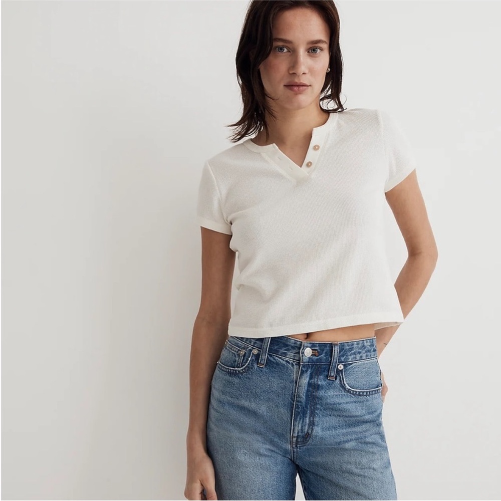 Madewell Split Neck Henley Tee